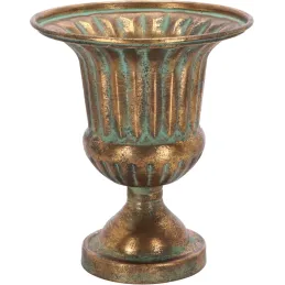 Vase en métal vieilli Médicis