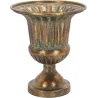 Vase en métal vieilli Médicis