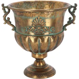 Vase en métal vieilli Médicis