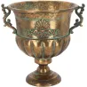Vase en métal vieilli Médicis