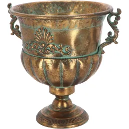 Vase en métal vieilli Médicis