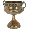 Vase en métal vieilli Médicis