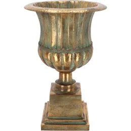Vase en métal vieilli Médicis