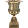 Vase en métal vieilli Médicis