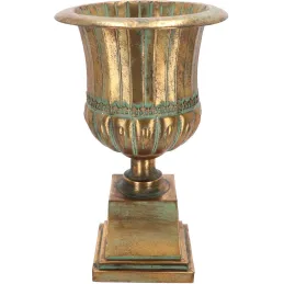 Vase en métal vieilli Médicis
