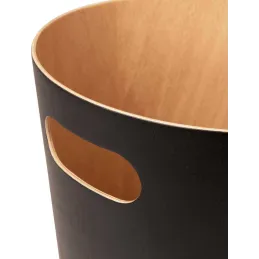 Corbeille en bois avec poignées de transport