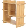 Etagère murale d'intérieur en bambou