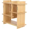 Etagère murale d'intérieur en bambou