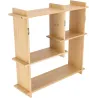 Etagère murale d'intérieur en bambou