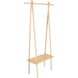 Etagère multifonction d'intérieur en bambou