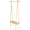 Etagère multifonction d'intérieur en bambou
