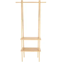 Etagère multifonction d'intérieur en bambou