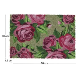 Paillasson en fibres de coco Roses