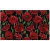 Paillasson en fibres de coco Coquelicots
