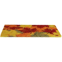 Paillasson en fibres de coco Feuilles