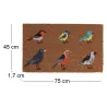 Paillasson en fibres de coco oiseaux
