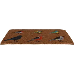 Paillasson en fibres de coco oiseaux
