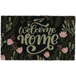 Paillasson en fibres de coco Welcome home