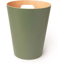 Corbeille en bois avec poignées de transport