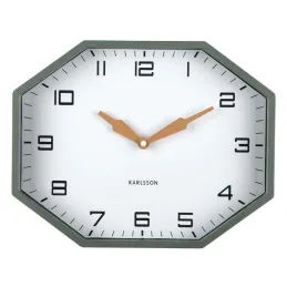 Horloge murale octogonale en résine Factory
