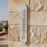 Thermomètre de jardin en zinc patiné 50cm