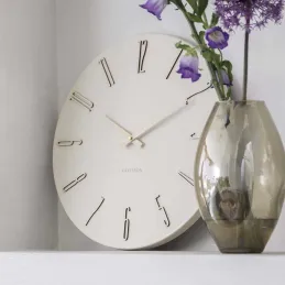 Horloge murale en métal Esmerado 40 cm