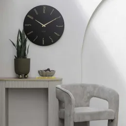 Horloge murale en métal Esmerado 60 cm