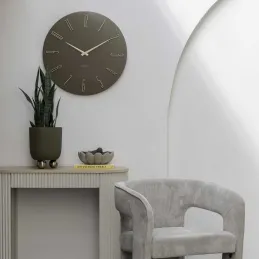 Horloge murale en métal Esmerado 60 cm