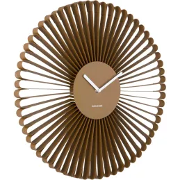 Horloge murale en métal Cascara