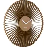 Horloge murale en métal Cascara