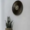 Horloge murale en métal Cascara