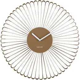 Horloge murale en métal Cascara