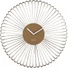Horloge murale en métal Cascara