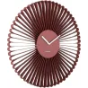 Horloge murale en métal Cascara