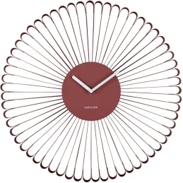 Horloge murale en métal Cascara