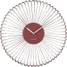 Horloge murale en métal Cascara