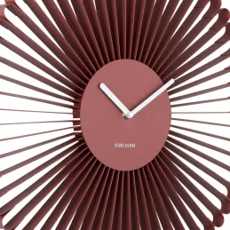 Horloge murale en métal Cascara