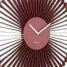 Horloge murale en métal Cascara