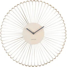 Horloge murale en métal Cascara