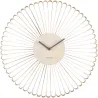 Horloge murale en métal Cascara