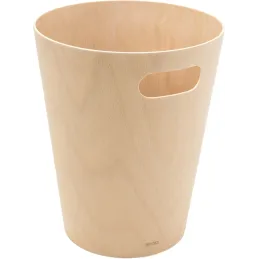 Corbeille en bois avec poignées de transport