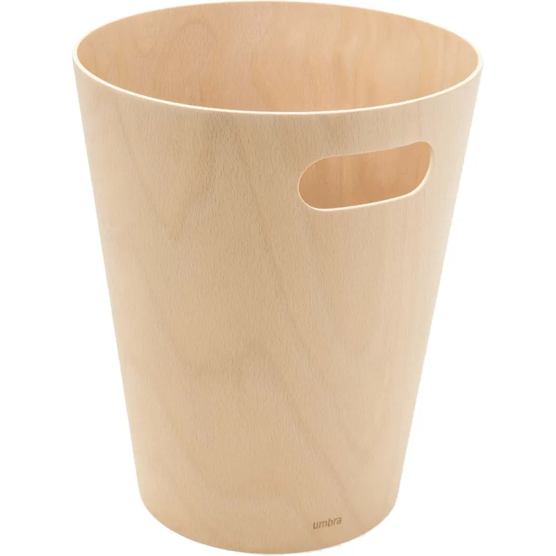 Corbeille en bois avec poignées de transport