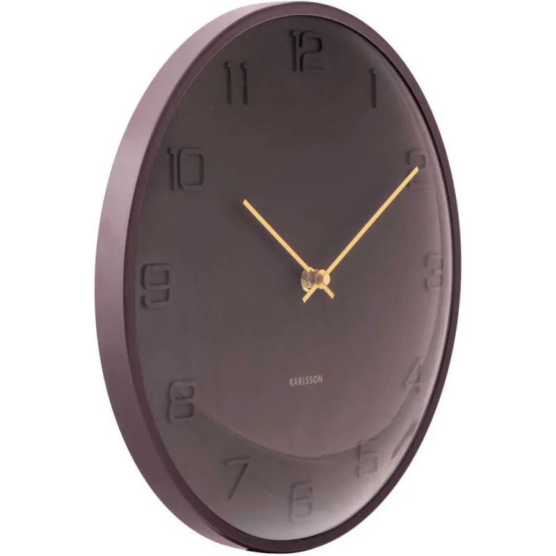 Horloge murale en métal Fuerte Dome