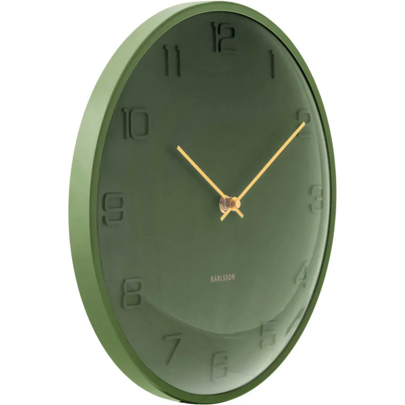 Horloge murale en métal Fuerte Dome