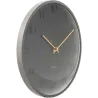 Horloge murale en métal Fuerte Dome