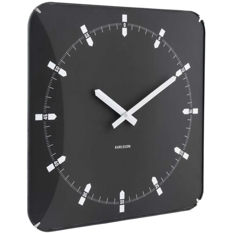 Horloge murale en métal Sucinto Dome Square