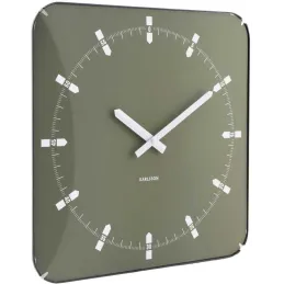 Horloge murale en métal Sucinto Dome Square