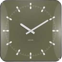 Horloge murale en métal Sucinto Dome Square