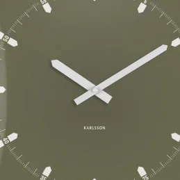Horloge murale en métal Sucinto Dome Square