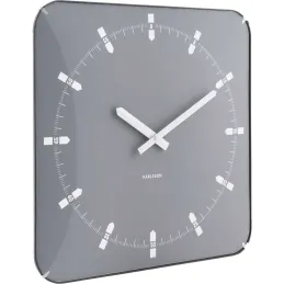 Horloge murale en métal Sucinto Dome Square